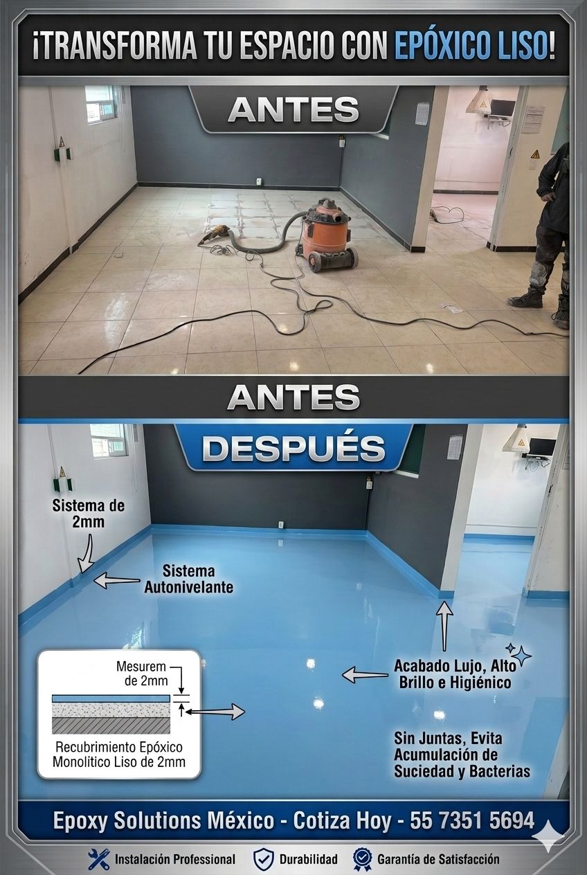 Piso Epoxico Liso 2mm