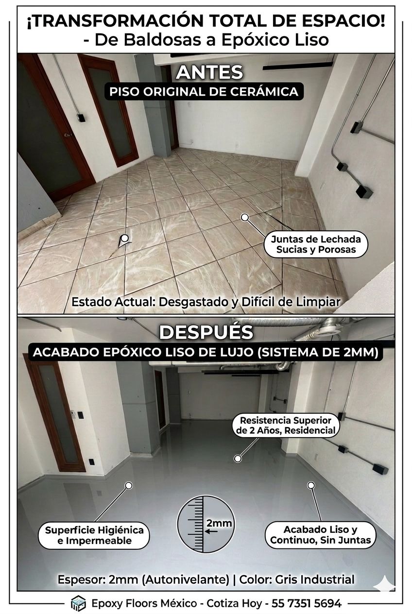 Piso Epoxico Liso 2mm