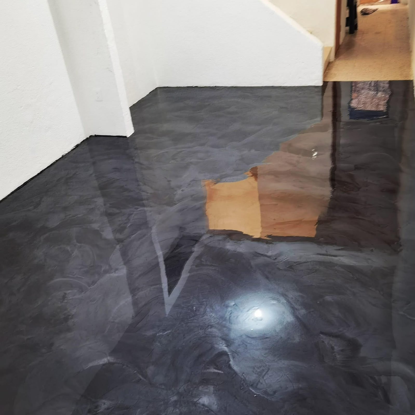 Piso Epoxico Aperlado